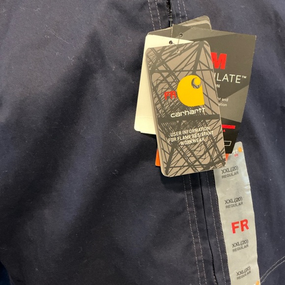 Carhartt FR Womens 2XL Full Swing Hooded Sherpa Lined Jacket Quick Duck Coat NWT - Picture 8 of 13